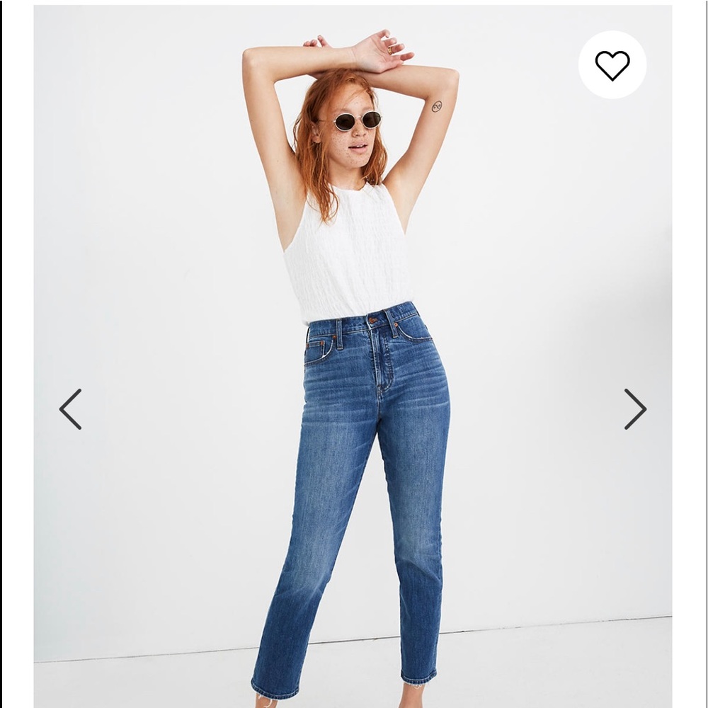 NWT Madewell Perfect Vintage Jean in Cassie Wash